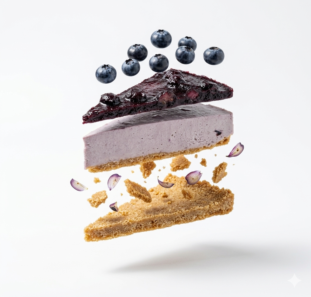 Blueberry cheesecake/ بلوبيري تشيز كيك