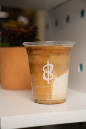 cold flat white W/oat milk BRAZIL / فلات وايت بحليب الشوفان